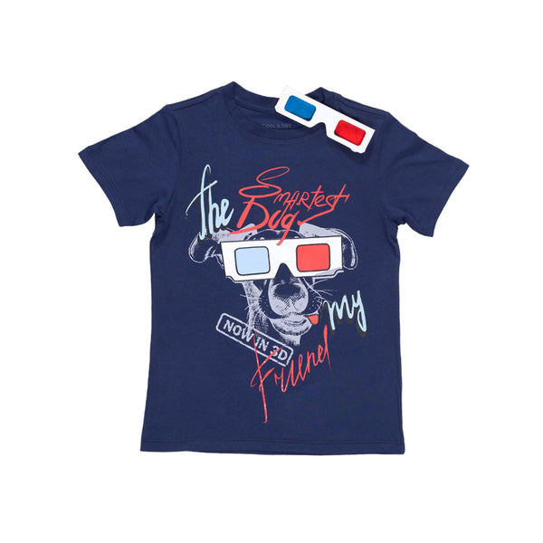 Camiseta niño Gafas 3D